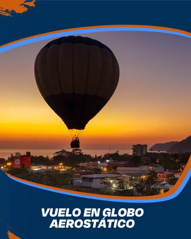 Actividad de vuelo en globo aerostático de Jacó Sport Fest